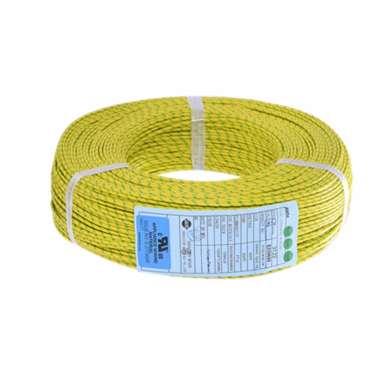 18/16/14/13AWG 600V Silicone Fiberglass Braid Wire for Electric Motor Awm3071