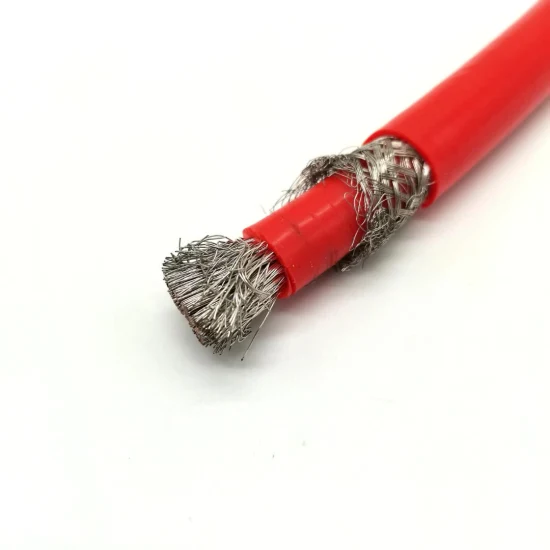 Cable de cobre trenzado de PVC Flexible de 1,5mm y 2,5mm, Cable eléctrico de soldadura de construcción de PTFE de goma de silicona, Cable eléctrico termocople