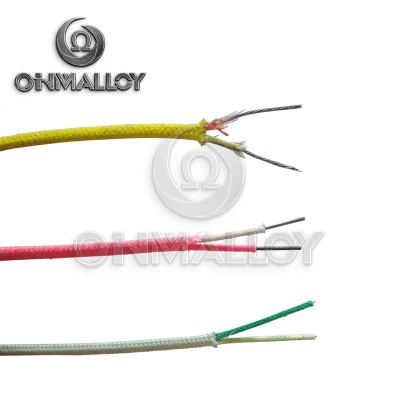 Cable de termopar de 0,8 mm de diámetro (tipo K/J/T/E/B/S/R) para aviación